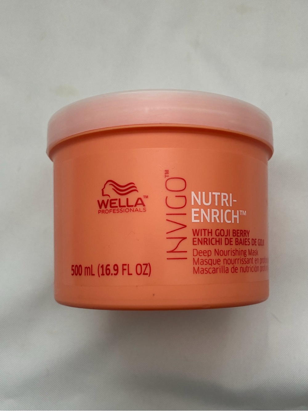 Wella Invigo Nutri-Enrich Hair Mask - Peach/Coral